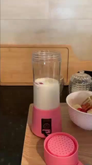 Mini Liquidificador Portátil Shake 6 Laminas + Cabo USB