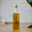 Galheteiro Vidro 250ml c/ Adesivo + Bico Dosador Azeite Vinagre Óleo Pimenta Shoyu Porta Azeite
