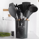 Jogo Completo de Utensílios de Cozinha de Silicone Itens Essenciais para sua Casa KIT C/12